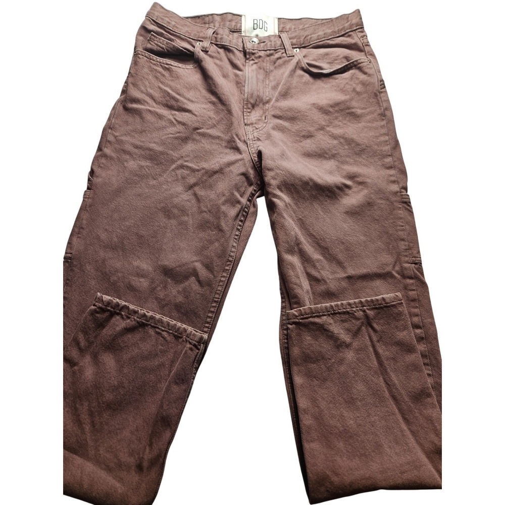BDG Men's‎ Brown Denim Cargo Pants Straight Fit Flat Front Size 31